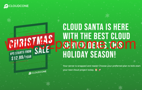 #双旦促销#CloudCone:洛杉矶机房vps,2核/1GB/14G SSD/3TB@1Gbps,$12.99/年-吾爱主机测评
