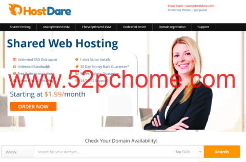 HostDare 2026 最新促销:洛杉矶 VPS 7.5 折,CN2 GIA / 日本 / 保加利亚 9 折,年付免费升级-吾爱主机测评