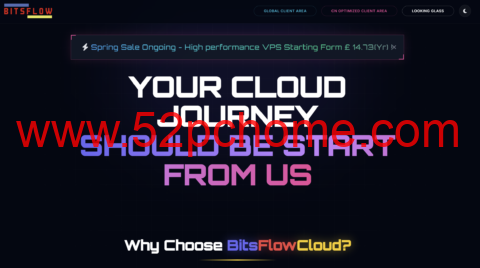 BitsFlowCloud一周年促销：全球EPYC/Intel VPS低至11.5美元/年，覆盖美英德港日多机房-吾爱主机测评