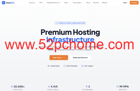 HostSlim 忠实客户专属福利｜阿姆斯特丹 & 塔林独立服务器限时 35% 折扣 4 月 30 日截止-吾爱主机测评