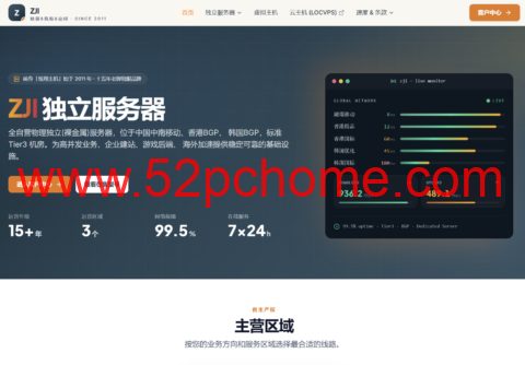 ZJI 重庆联通独立服务器七折:Gold 6248/32GB/480GB SSD,月付396元起-吾爱主机测评